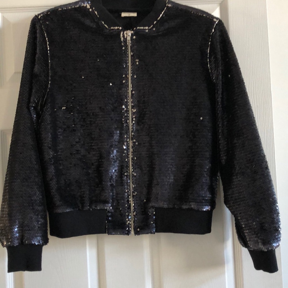 Woman’s sequins bomber Jacket